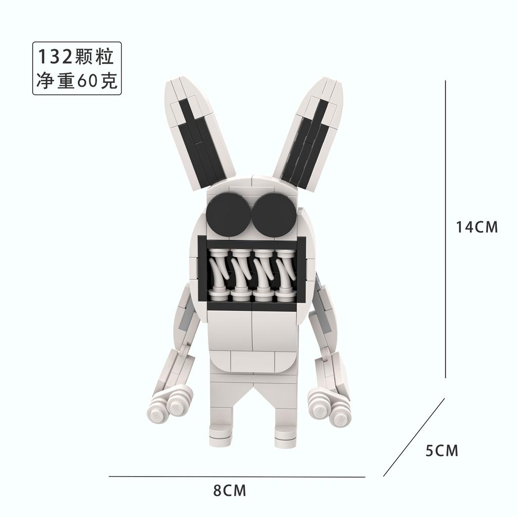 Zoonomaly Zoo Bloki Figurka Zabawka Zoonomaly Zestaw Bloków Figurka z Gry Horror Zoonomaly Ceglany Strażnik Kot Koala Potwór Zwierzęta Budowanie
