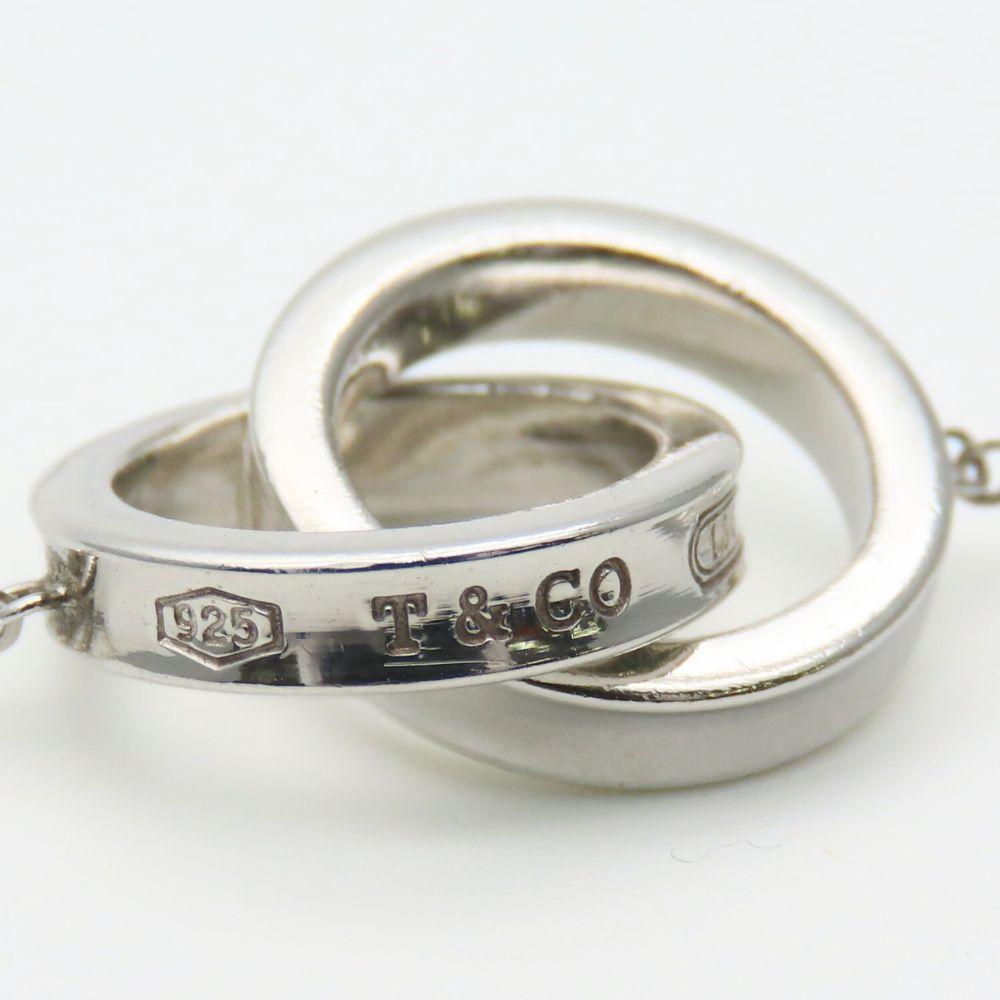 Used TIFFANY&Co. Necklace 1837 Interlocking Circle Silver925 5.0g Silver Accessories