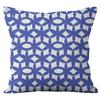 Nordic Style Blue and White Geometric High-end Pattern Pillow Cover Simple and Fashionable Home Sofa Cushion Cover Pillow Cover