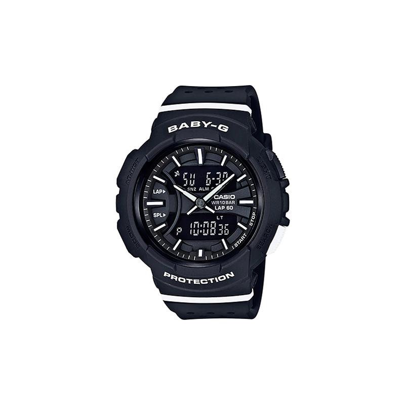 

Casio BABY-G series sports series fashion trend classic sports waterproof multi-function quartz movement resin strap Japanese and Korean BGA-240-1A1 чорний