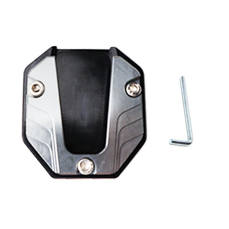 Universal Motorrad Bikes Seite Stativ Sitz Kickstand Extender Fuß Seite Stand Erweiterung Fuß Pad Platte Bike Modifizierte Bein Klammer