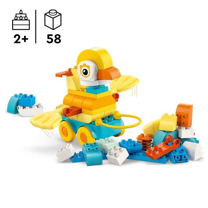 LEGO DUPLO Ma Ville 10448 Animaux Sur Roues 3-En-1 - Jeu De Construction Dès 2 Ans – Chien