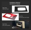 Carbon Fiber LHD Car Interior Key Hole Frame Cover Trim Accessory for BMW E90 E92 3 Series