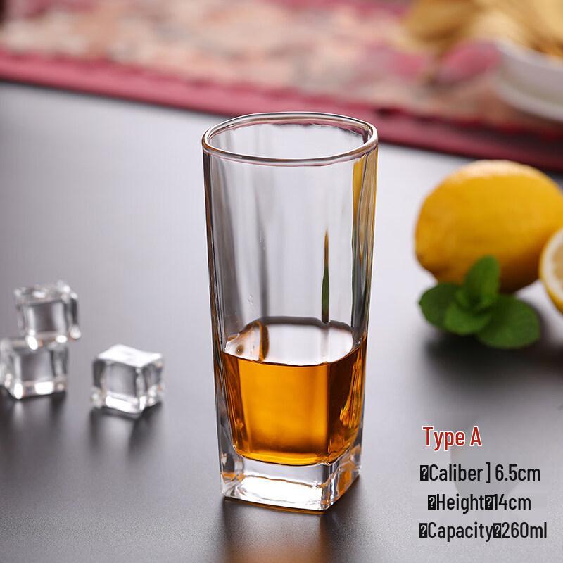 ZISIZ Toughened Glass Octagonal Cup