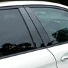 Carbon Fiber Car Window Door Column BC Pillar Post Cover Trim Fit Fit For VW Golf Sportsvan 2016- Mirror Effect PC