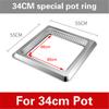 Extra thick stainless steel square hot pot Stewed Mandarin Duck with Ears Hotpot for induction cooker Mother and son pot hotpot