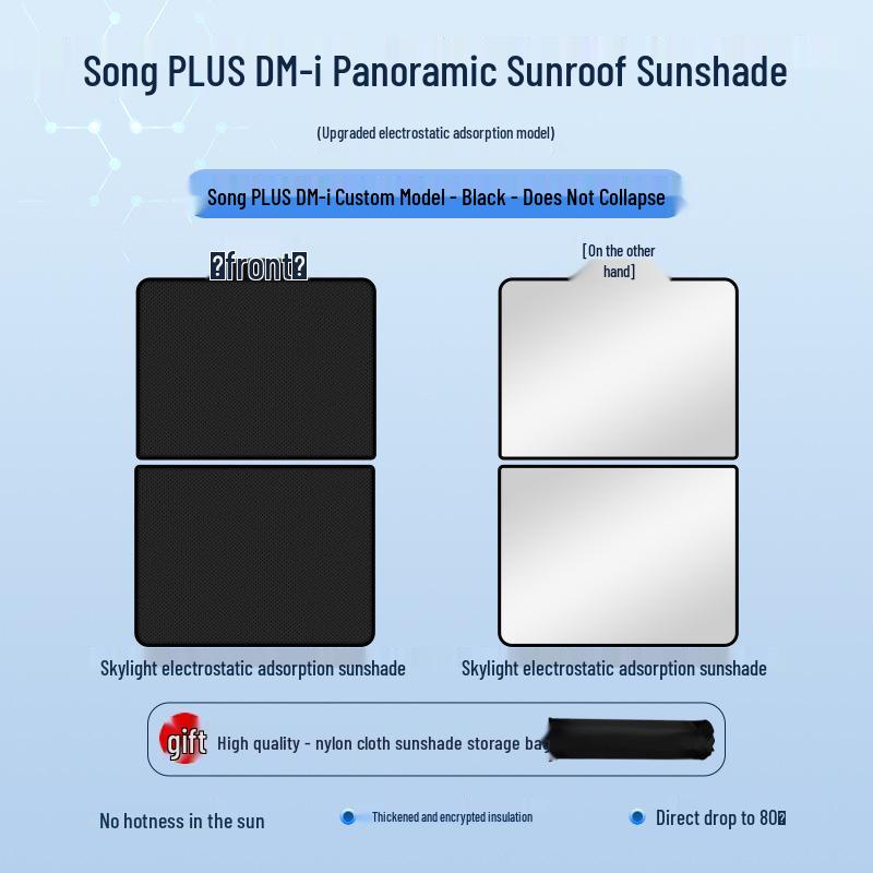 BYD Seal Tang Han Suede Heat Insulation Sunroof Shade