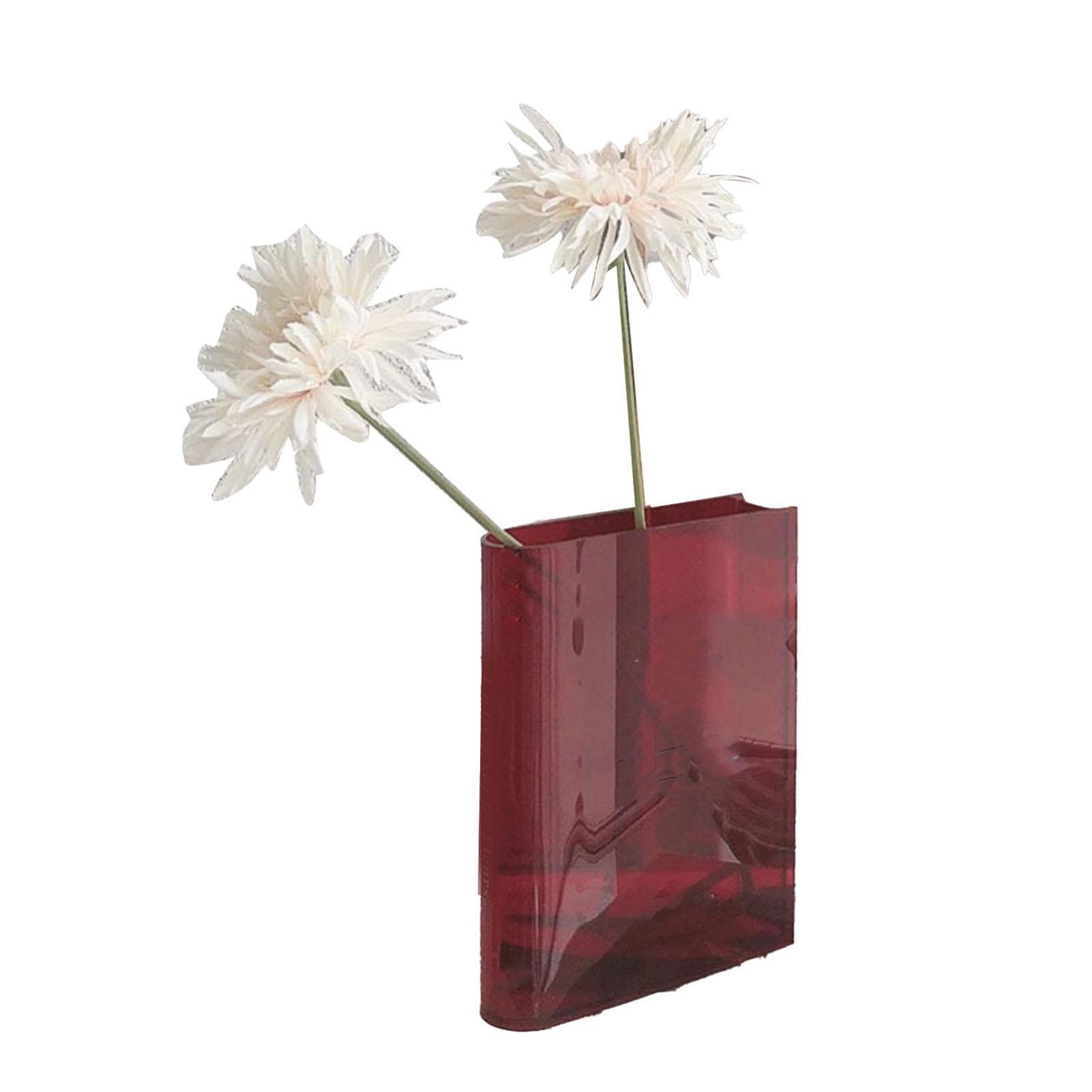 

Ваза-книга для цветов Эстетический декор комнаты Художественный культурный колорит Декоративный цветок в форме книги