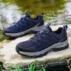 Large Size Men's Hiking Shoes Outdoor Non-slip Hiking Men's Shoes Wear-resistant Large Size Camping Sports Running Hiking Shoes