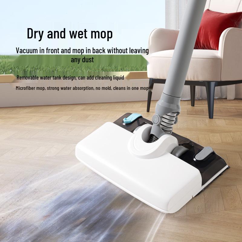All-in-One Cordless Floor Scrubber & Vacuum Cleaner for Household Use
