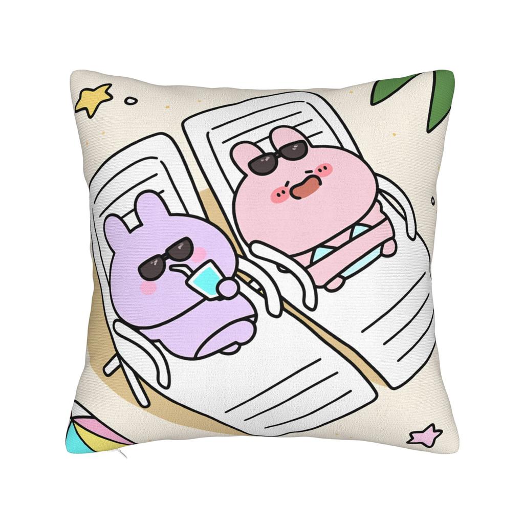 Pillow Cover Asamimichan and Anemimi  Morden Pillow Case For Sofa Couch Bed Living Room Pillowcases