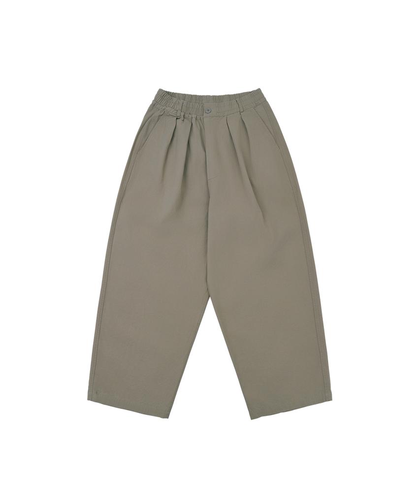 Kaepidijain Double-Pleat Easy Balloon Pants (Beige)