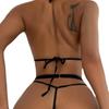 European and American New Sexy Underwear Lace Sex Pajamas Women's Slim Waist Onesie