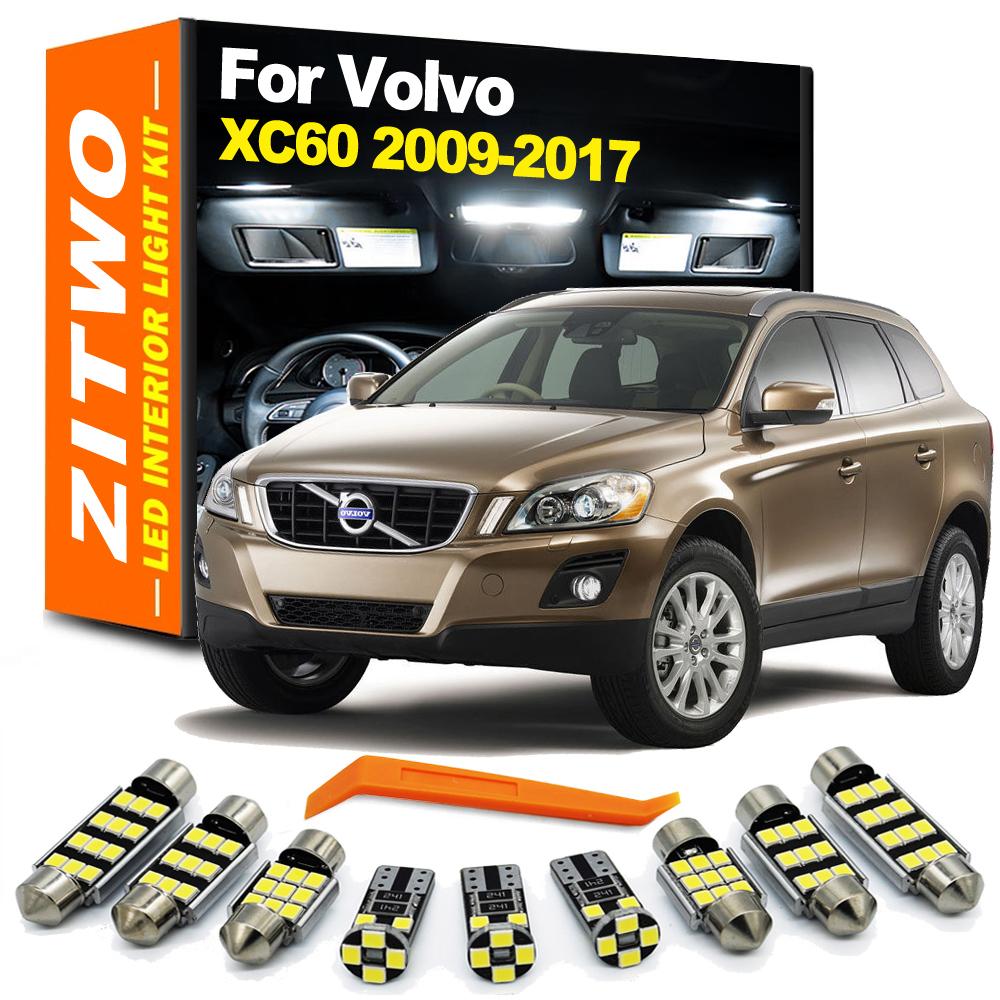 wszdf2 ZITWO Car Accessories LED Bulb Interior Dome Map Light Kit For Volvo XC60 2009 2010 2011 2012 2013 2014 2015 2016 2017 Foot Lamp
