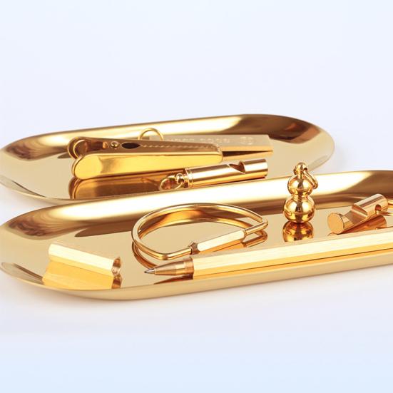 Oval Food Fruit Breakfast Dessert Storage Tray Jewelry Plate Dish Home Decor