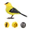 Electric Simulation Bird Toy With 3 Standing Base Sound Motion Simulation Bird Interactive Toy Movable Mouth Head Fake Bird Toy