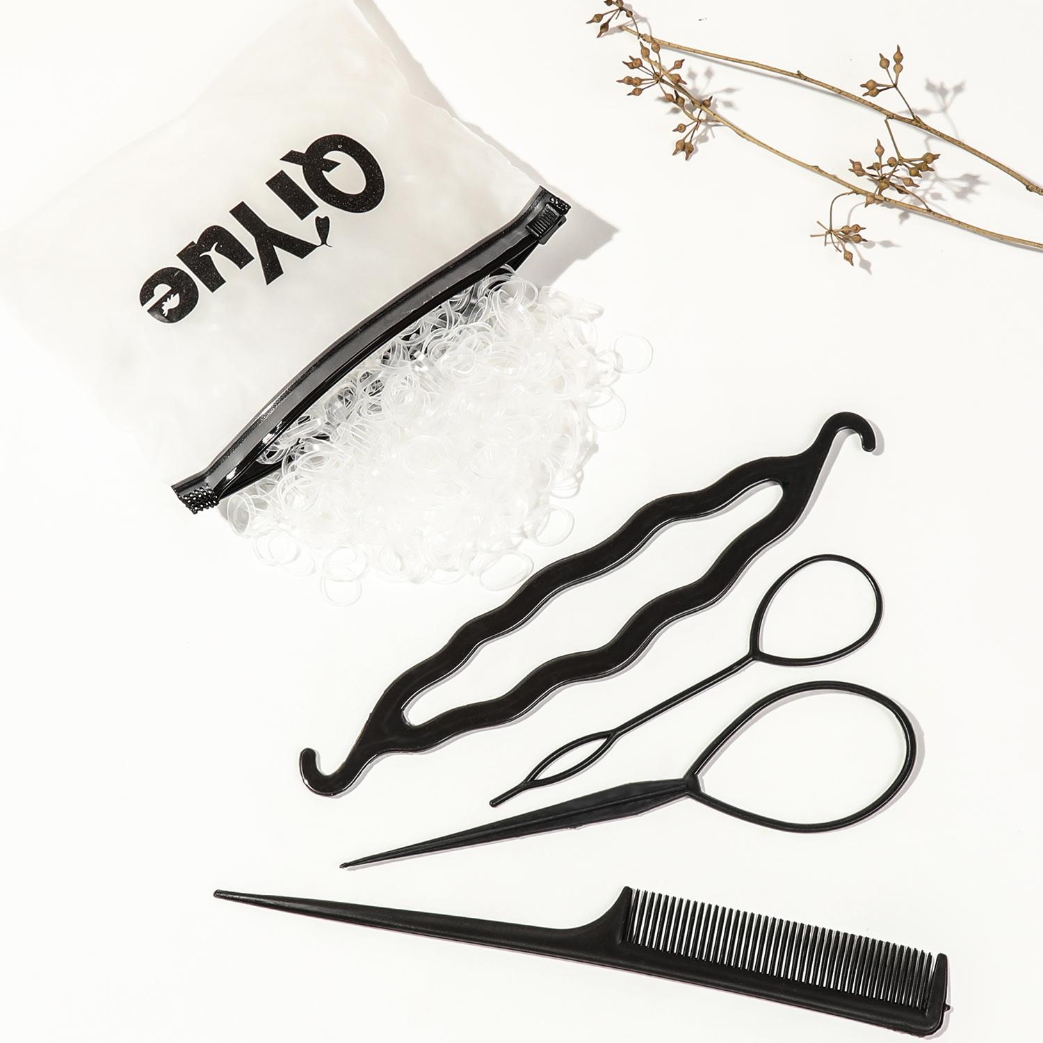 

Набор детских аксессуаров для волос, эластичные маленькие резинки, держатели для хвоста, резинки для волос, инструменты для плетения, головной убор для прически