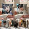 Handsome Kpop Idol CCha EEun Woo Cushion Cover Pillowcase Short Plush Invisible Zipper Room Sofa Cushion Cover