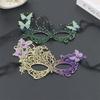 1pc Butterfly Gradient Color Sexy Ball Half Face Mask Makeup Party Eye Mask Lace Hollow Face Mask