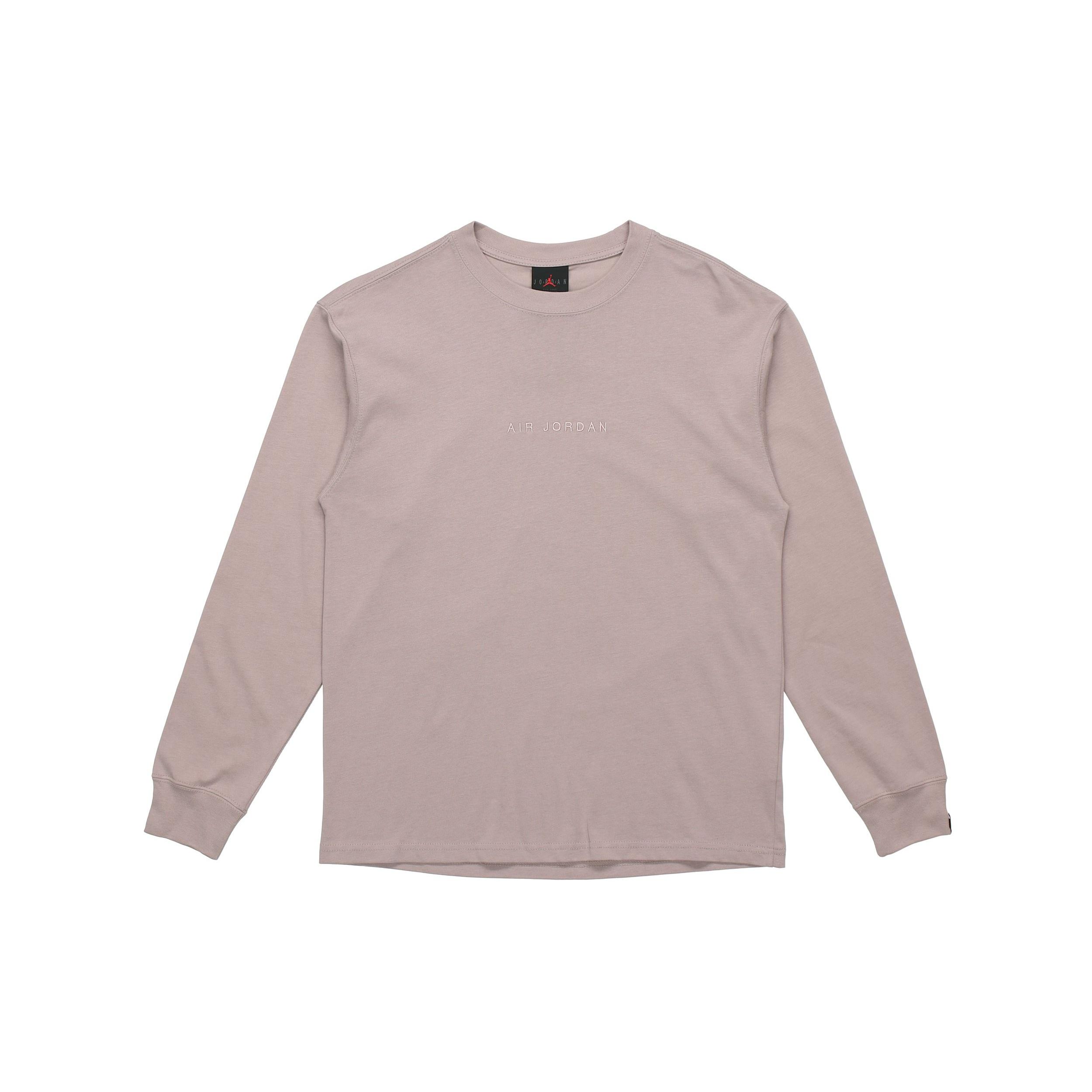 Air Jordan Back Logo Round Neck Pullover Long Sleeves Yellow Men s DO2319-245 XXXL