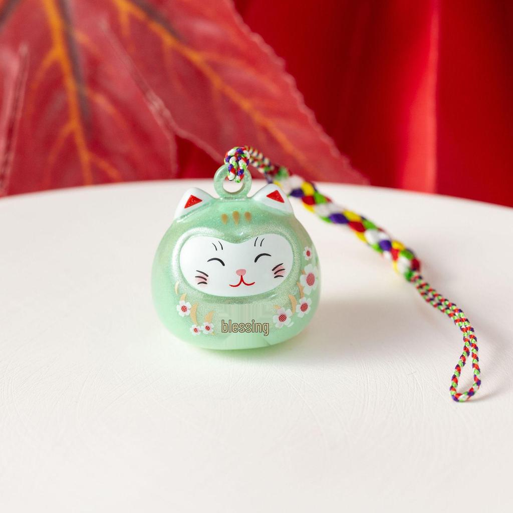 Japoński Kot Maneki-neko i Daruma Wisiorek na Szczęście Prezent