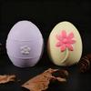 Floral Decorated Resin Silicone Easter Egg Candle Molds Soft Durable Casting Molds for Home Decoration Egg Ornament Making