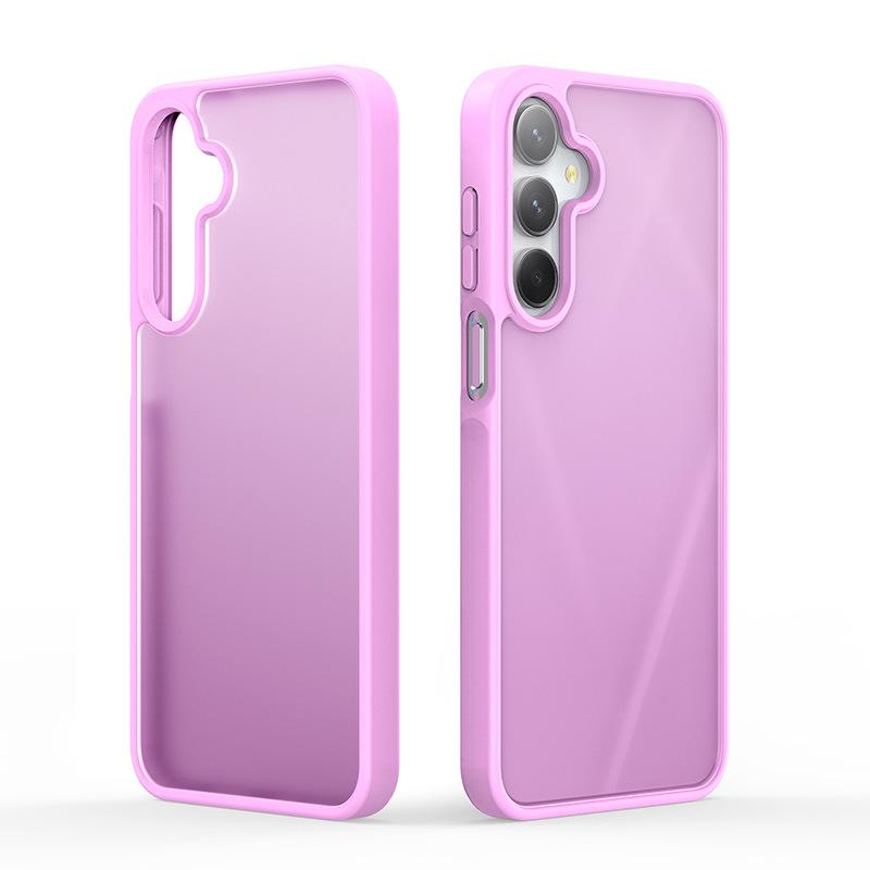 Skin-Feel Matte Phone Case for Samsung A17, A07, A27, A56 - Full Coverage & Transparent Back Cover