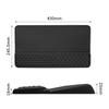 Sturdy Ergonomic Computer Keyboard Stand Memory Foam Non-slip Keyboard Holder Tilted Breathable Keyboard Riser for Easy Typing