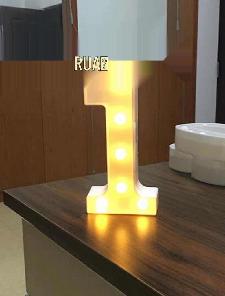 LED Letter and Number Lamp - Perfect for Christmas, Weddings, Proposals, Valentine's Day, and Other Celebrations.