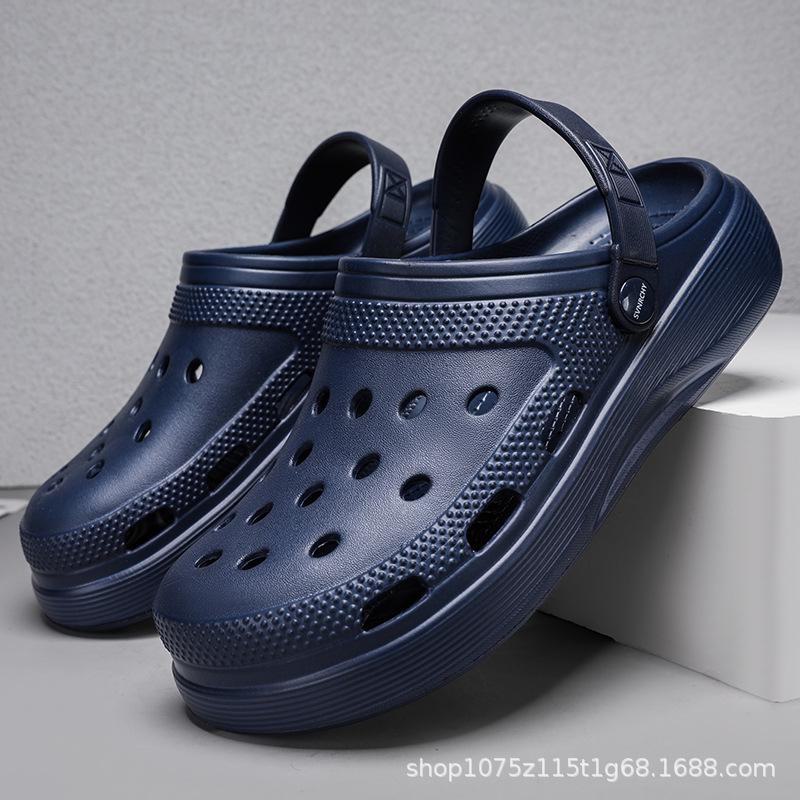 Baotou 2024 Men's EVA Beach Slippers – Non-Slip, Breathable Outdoor Shoes