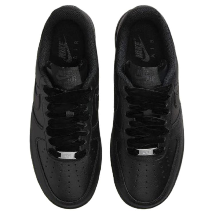 New Nike Air Force 1 Low Top Skateboard Shoes Unisex Black HV4403-001