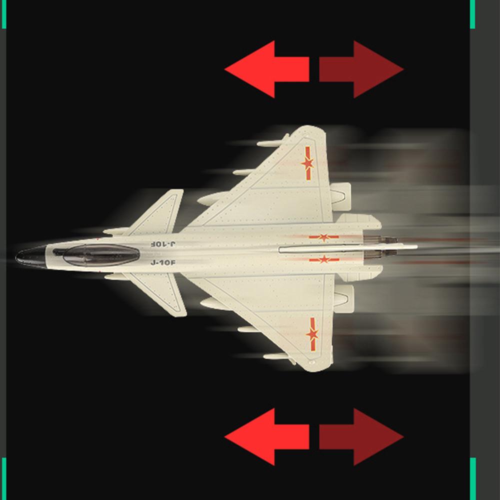 1/50 Scale J10 Fighter Model,  Alloy Fighter Lifelike Structures with Showing Stand for Household for Bedroom