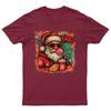 XMAS Santa Coffee Christmas TShirt Unisex Gift Retro Seasonal Funny Claus