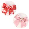 Beautiful Red Bows for Christmas For Tree 6Pcs 5 5 Inch Decoration Option