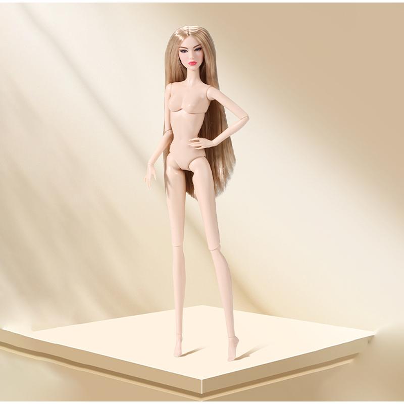 New 2Nd Gen  32Cm Supermodel Doll White Dark Skin Straight Hair Curly Hair 1/6 Diy Doll Toy Fashion Model Collectible Gift