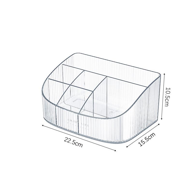 Luxury Large Capacity Transparent Makeup Organizer Box for Lipstick and Brush Storage