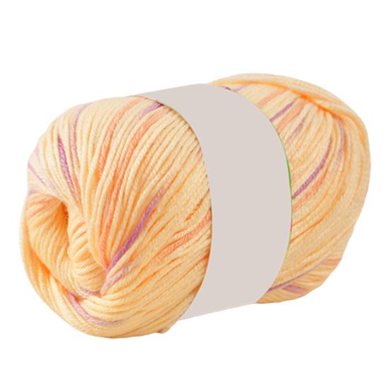 50g weiches, bequemes Wollgarn in fester Farbe zum Selbermachen, Handstricken, gewebter Häkelfaden