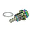 M14*1.5  Aluminum Neo Chrome Magnetic Oil Drain Plug Oil Drain Bolt Oil Sump Drain Plug Nut