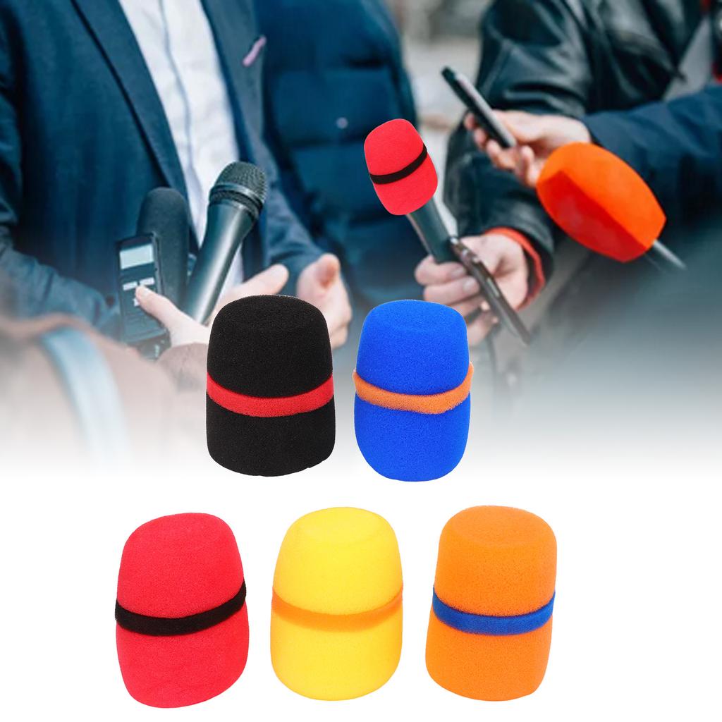 Microphone Sponge Cover Thickened Drop Resistance Handheld Microphone Windscreen for KTV Meeting Room