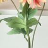 Artificial Dahlia Flowers with Stem 4-Head Blooms Realistic Faux Silk Flower for Vase Wedding