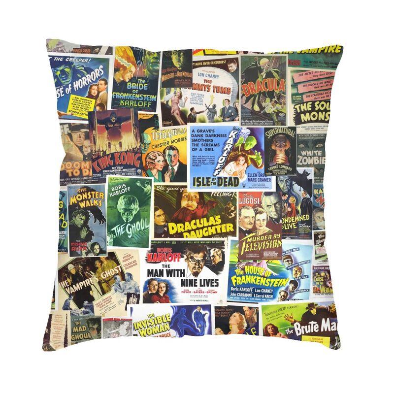 Flirtationship Bride Of Frankenstein Cushion Cover Horror Film Floor Pillow Case For Sofa Fashion Pillowcase Home Decor