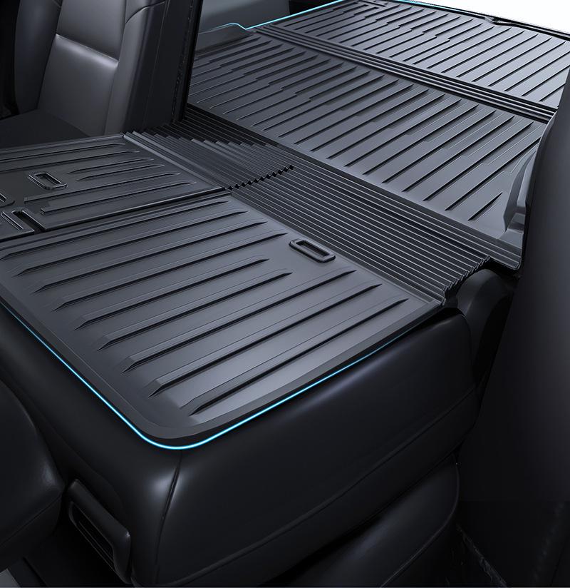Refreshed Tesla Model Y Front & Rear TPE Trunk Mats - Upgraded Interior Accessories