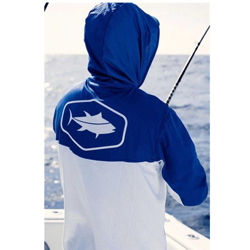2024 New Long Sleeve Hooded Fishing Suit Lightweight Sunscreen UV Protection UPF 50 + Luya Fishing Suit