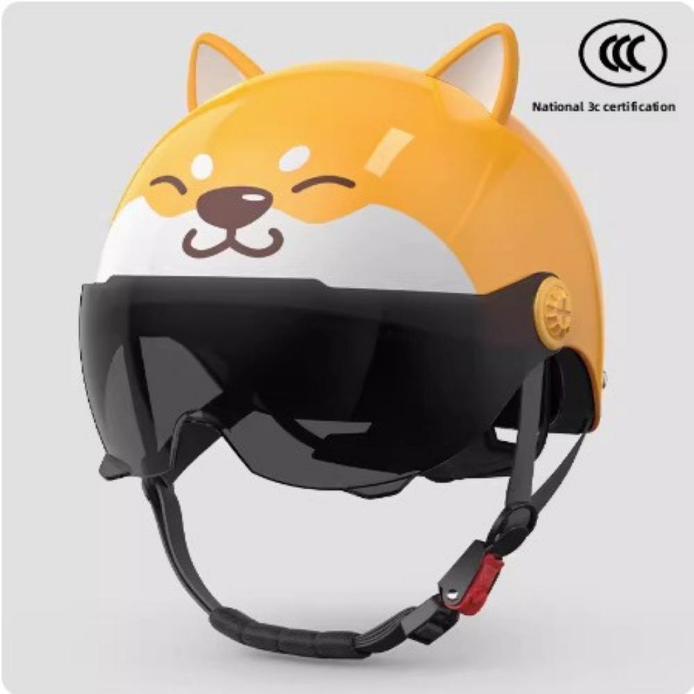 Children's Electric Car Helmet Motorcycle Helmet Cartoon Half Helmet Summer Helmet Four Seasons Helmet