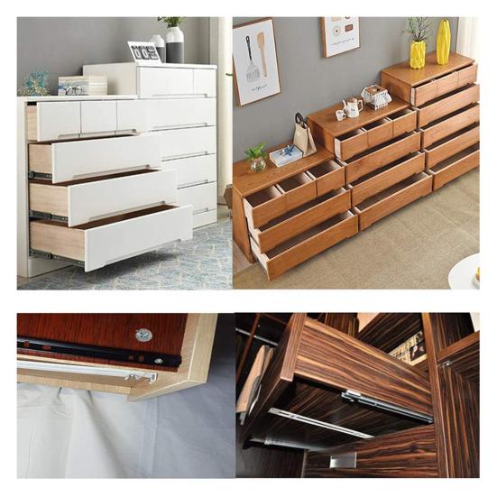 1/2 Set Drawer Repair Kit Easy Installation Drawer Lever Medium Density Fiberboard Drawer Support Heavy Duty Metal Bracket