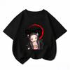 Bandai Demon Slayer Nezuko Kids TShirt 100 Cotton Boys Girls Summer Short Sleeve Clothes Children Anime Graphic Tees Tops