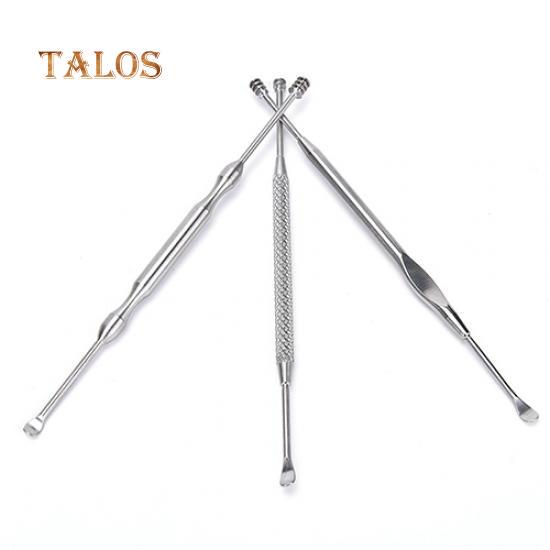 Health Ear Care Dual-Head Stainless Steel Earpick Wax Remover Curette Cleaner