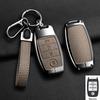 Zinc Alloy Leather Auto Shell Fob For Kia Optima Sorento Niro Soul Car Key Cover Case Holder For Kia KX3 KX5 K3S RIO Ceed Cerato