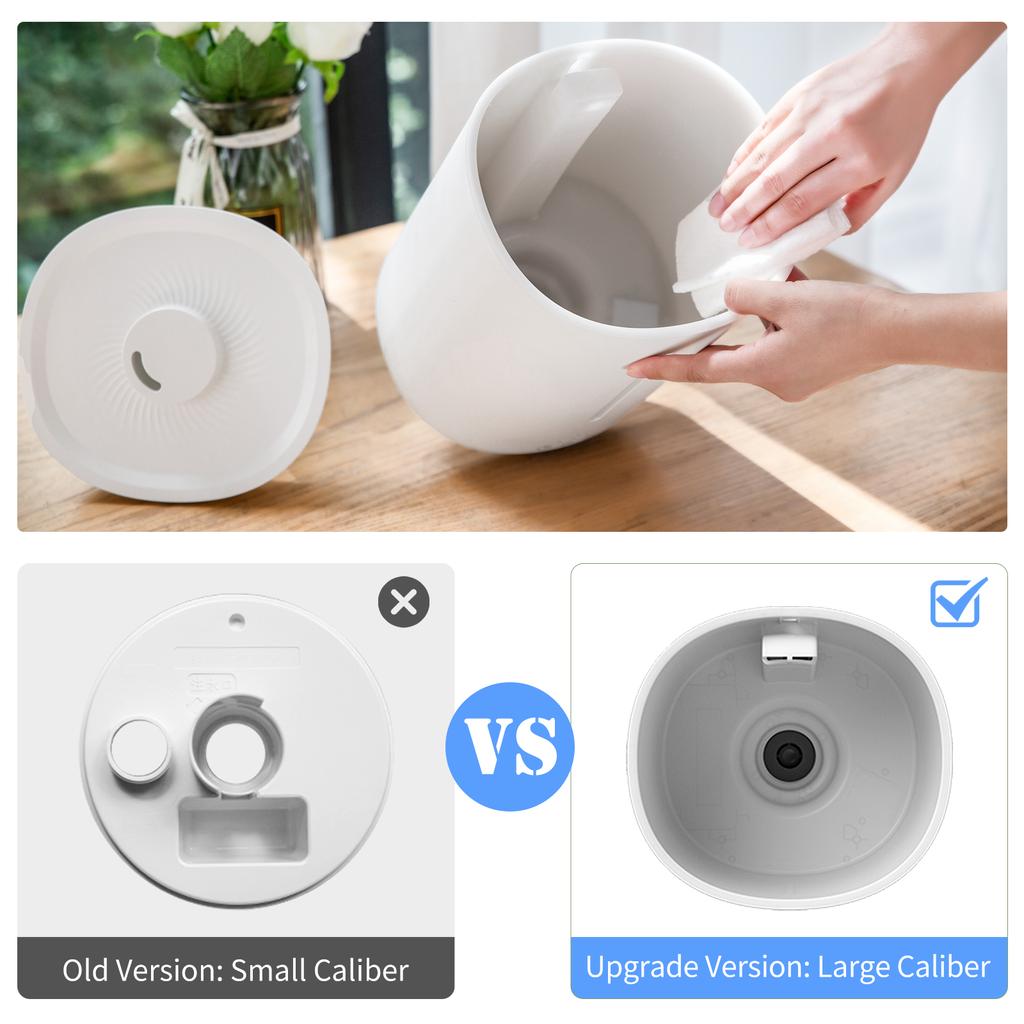 2.8L Top Fill Humidifier Application Control Essential Oil Diffuser With Warm White Light Quiet