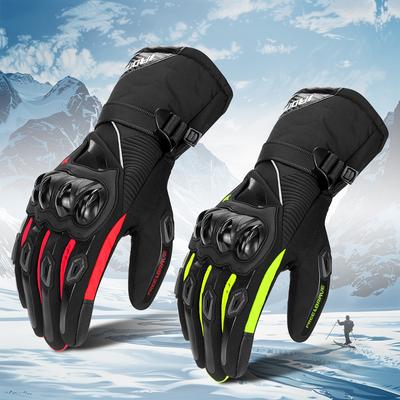 Waterproof Motorcycle Gloves Men Winter Windproof Warm Moto Protective Gloves Moto Motocross Touch Screen Riding Gloves
